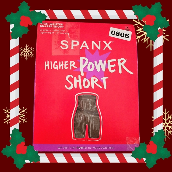 SPANX Higher Power Shapewear Shorts-1X - Picture 1 of 8